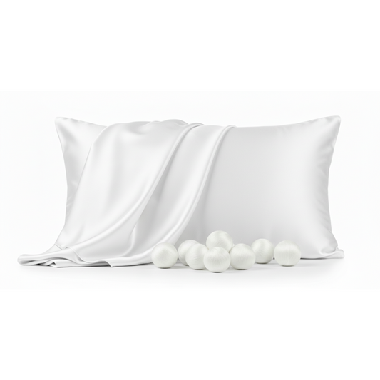 Silk Sleep Pillowcase - White