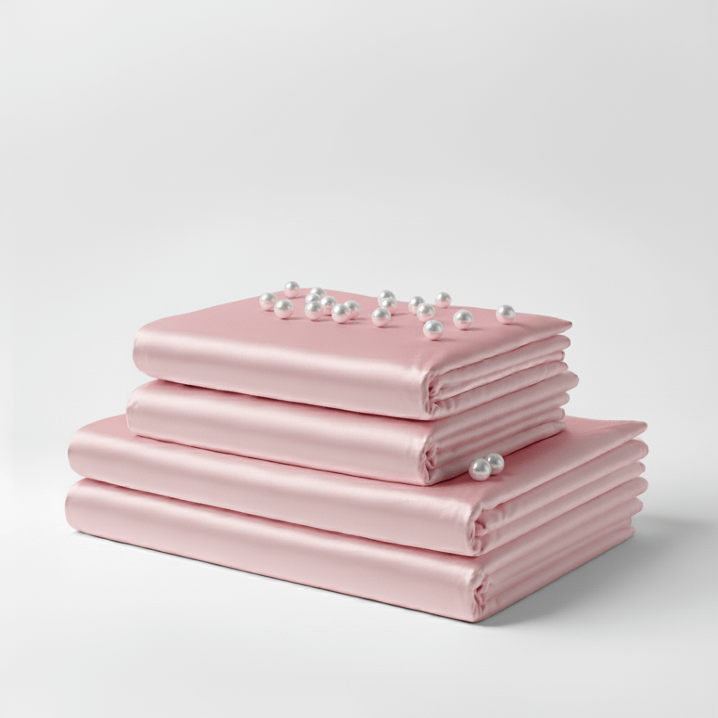 Satin Sheet Set - Blush Pink