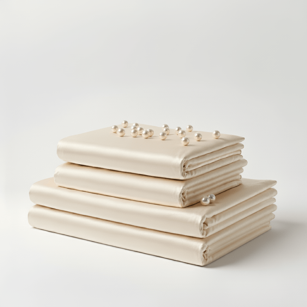 Satin Sheet Set - Ivory