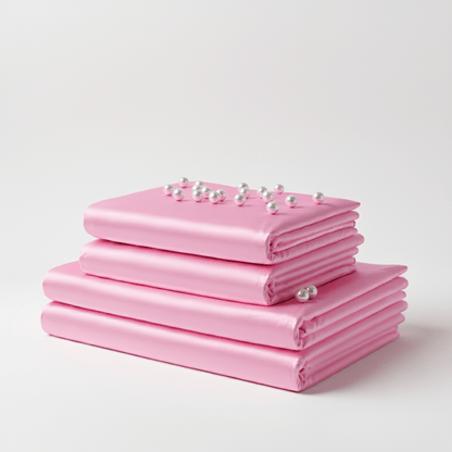 Satin Sheet Set - Pink