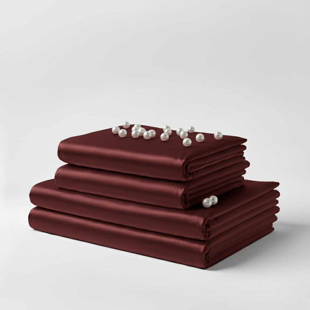 Satin Sheet Set - Rosewood