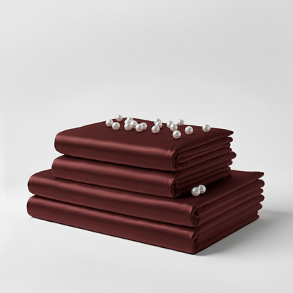 Satin Sheet Set - Rosewood