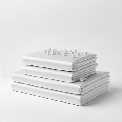 Satin Sheet Set - White